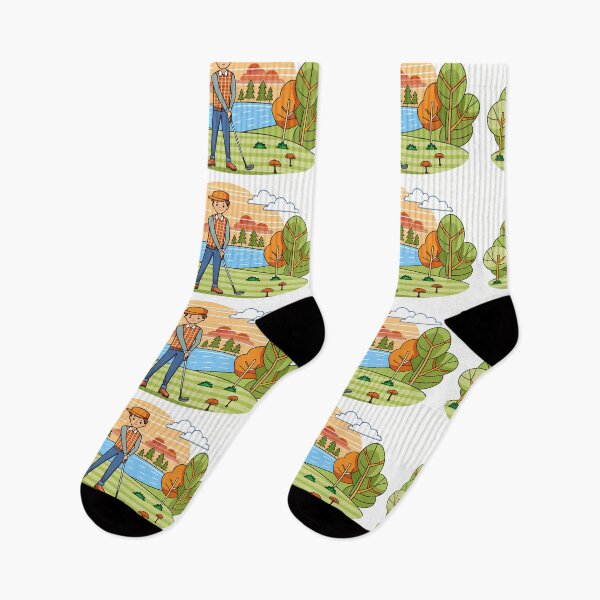 Item preview, Eleven Golf Golfing Play Art Serene Natural Colors designed and sold by ART ATTACK ZONE.