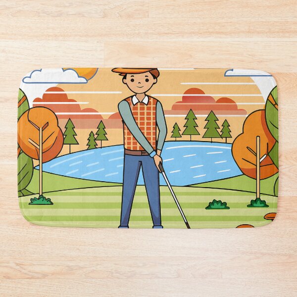 Item preview, Eleven Golf Golfing Play Art Serene Natural Colors designed and sold by ART ATTACK ZONE.