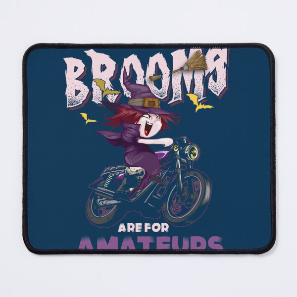 Item preview, Brooms Are For Amateurs Biker Lifestyle  designed and sold by PierceDoyled.