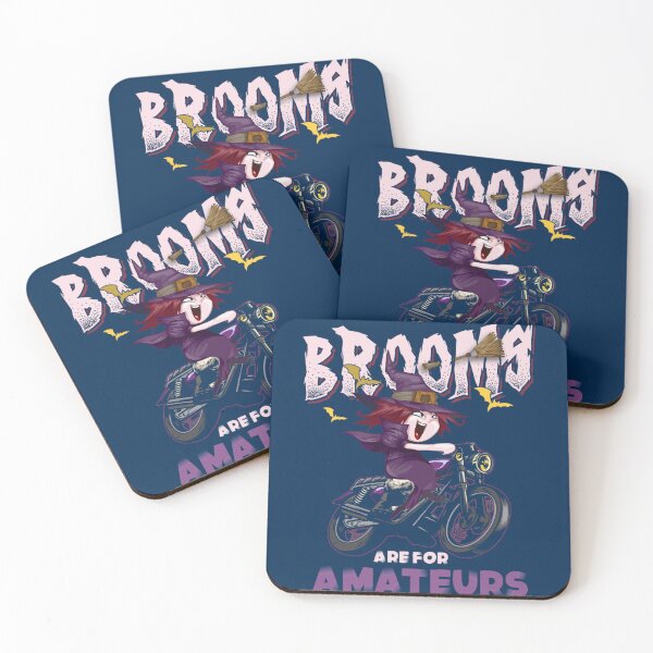 Item preview, Brooms Are For Amateurs Biker Lifestyle  designed and sold by PierceDoyled.