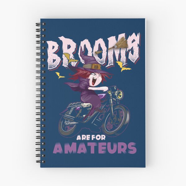Item preview, Brooms Are For Amateurs Biker Lifestyle  designed and sold by PierceDoyled.