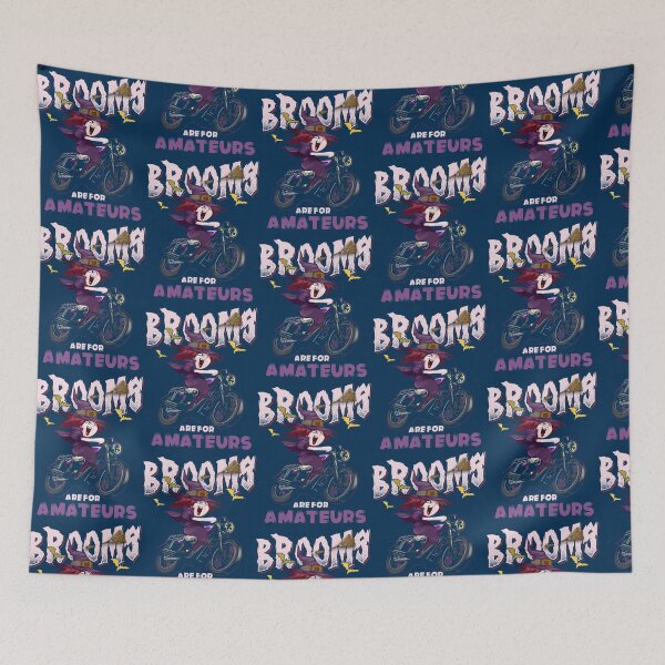 Item preview, Brooms Are For Amateurs Biker Lifestyle  designed and sold by PierceDoyled.