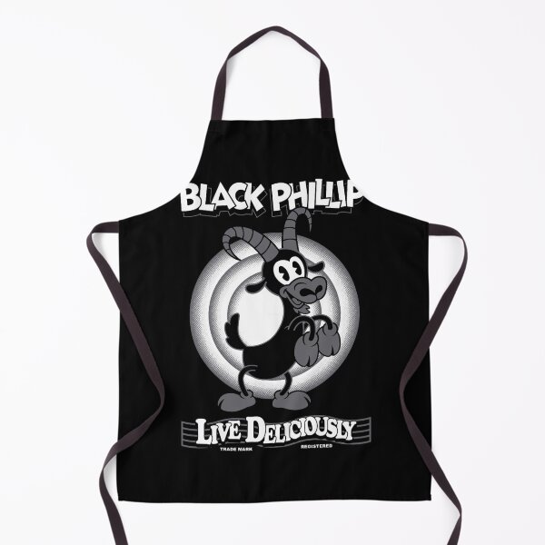 Item preview, Black Phillip - Vintage Cartoon - Witch - Goth Occult - Live Deliciously designed and sold by DANIELKNOXI.