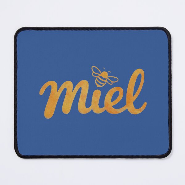Item preview, MIEL HONEY MINIMALIST WITH HONEYBEE designed and sold by Big Bang Canvas.