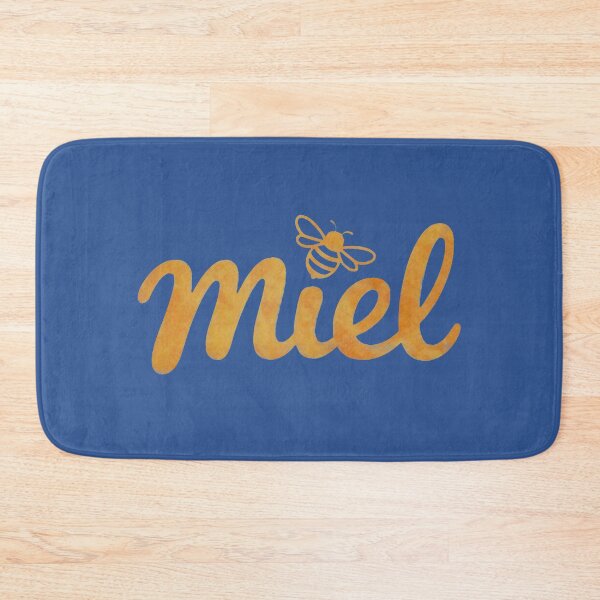 Item preview, MIEL HONEY MINIMALIST WITH HONEYBEE designed and sold by Big Bang Canvas.