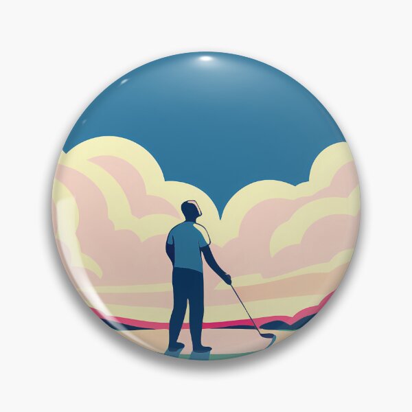 Item preview, World Golf Golfing Play Art Serene Natural Colors designed and sold by ART ATTACK ZONE.