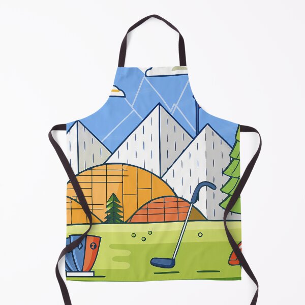 Item preview, A Golf Golfing Play Art Serene Natural Colors designed and sold by ART ATTACK ZONE.