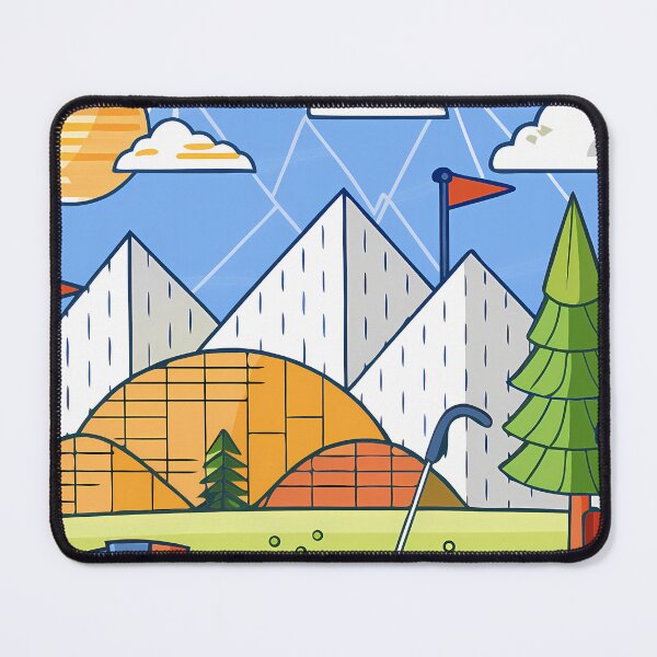 Item preview, A Golf Golfing Play Art Serene Natural Colors designed and sold by ART ATTACK ZONE.