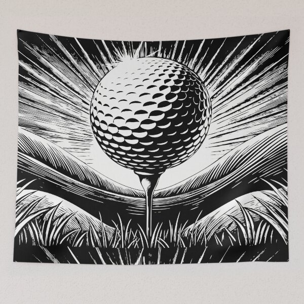 Item preview, Pro Golf Golfing Play Art Serene Natural Colors designed and sold by ART ATTACK ZONE.