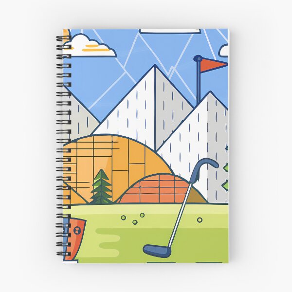 Item preview, A Golf Golfing Play Art Serene Natural Colors designed and sold by ART ATTACK ZONE.