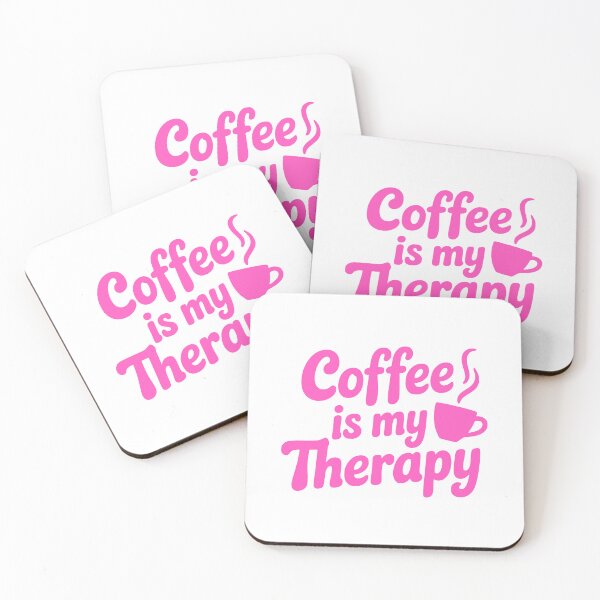 Item preview, Coffee Is My Therapy! Pink Coffee Girl designed and sold by PMCreative.