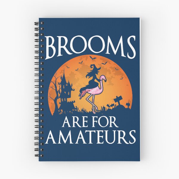 Item preview, Brooms Are For Amateurs Flamingo Halloween Costume Gift  designed and sold by PierceDoyled.