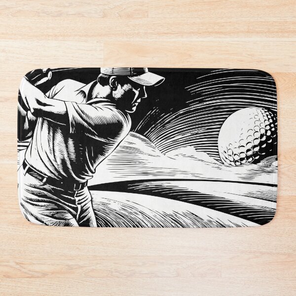 Item preview, B Golf Golfing Play Art Serene Natural Colors designed and sold by ART ATTACK ZONE.