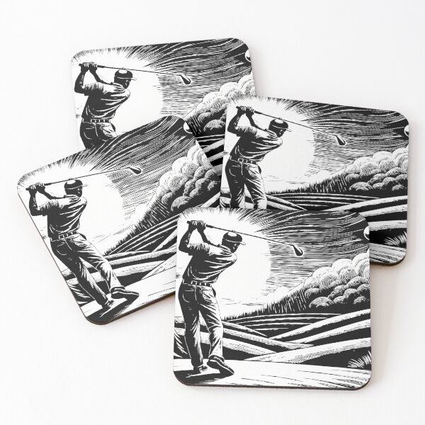 Item preview, C Golf Golfing Play Art Serene Natural Colors designed and sold by ART ATTACK ZONE.