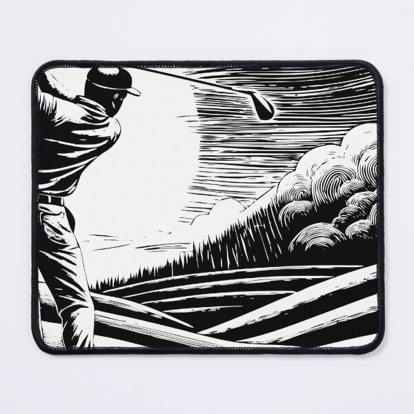 Item preview, C Golf Golfing Play Art Serene Natural Colors designed and sold by ART ATTACK ZONE.