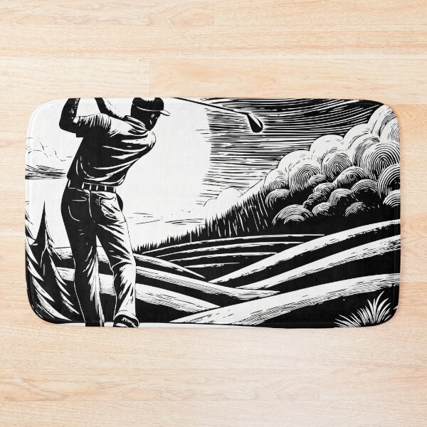 Item preview, C Golf Golfing Play Art Serene Natural Colors designed and sold by ART ATTACK ZONE.