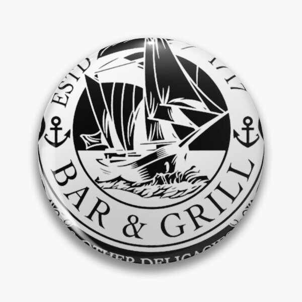 Item preview, Blackbeard's Bar and Grill, Other Delicacies &amp; Deligh Black02 designed and sold by DANIELKNOXI.