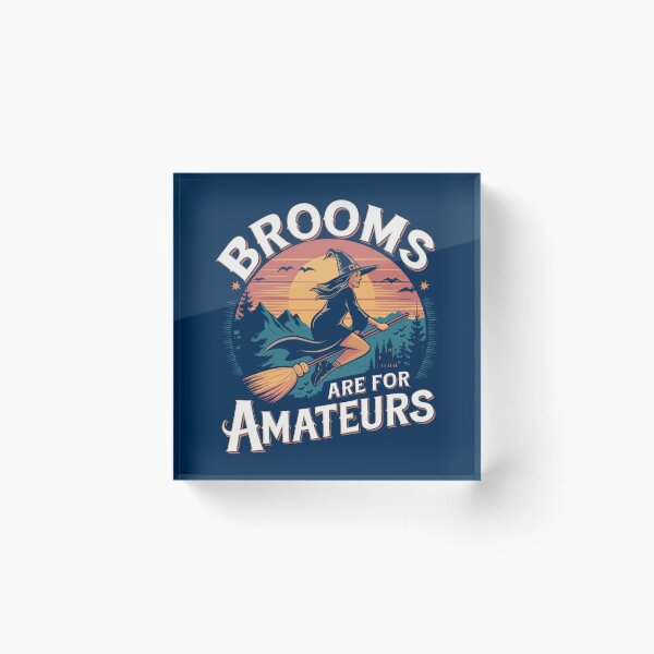 Item preview, Brooms Are For Amateurs Funny Quote Halloween Horse Witches(1) designed and sold by PierceDoyled.