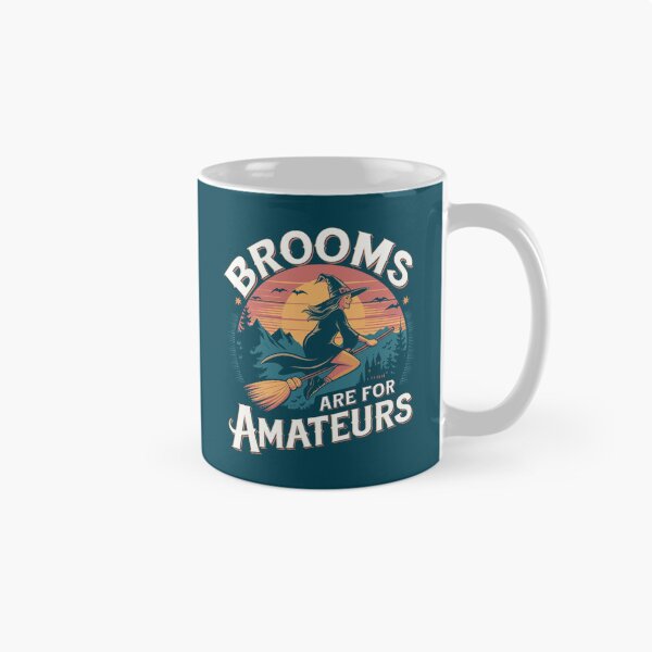 Item preview, Brooms Are For Amateurs Funny Quote Halloween Horse Witches(1) designed and sold by PierceDoyled.