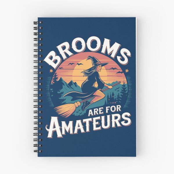 Item preview, Brooms Are For Amateurs Funny Quote Halloween Horse Witches(1) designed and sold by PierceDoyled.