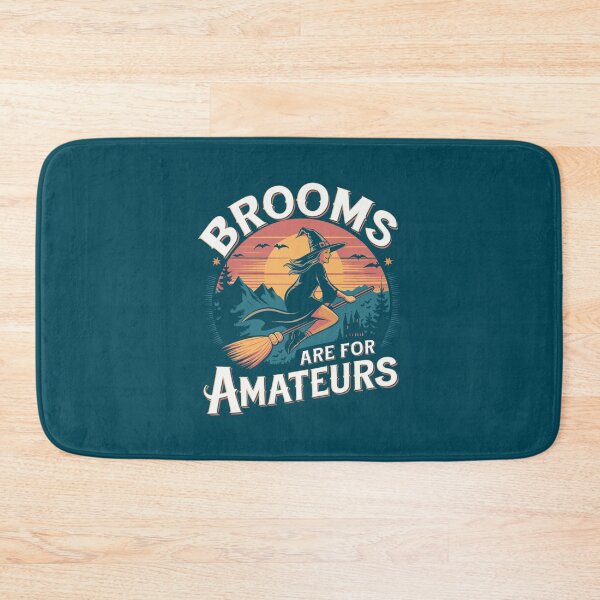 Item preview, Brooms Are For Amateurs Funny Quote Halloween Horse Witches(1) designed and sold by PierceDoyled.