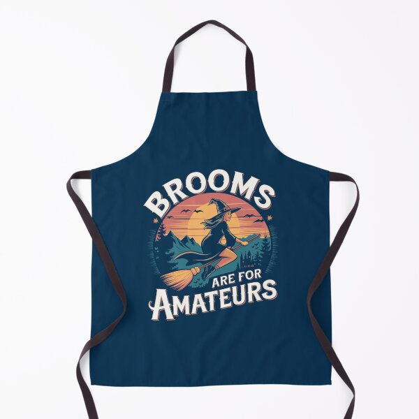 Item preview, Brooms Are For Amateurs Funny Quote Halloween Horse Witches(1) designed and sold by PierceDoyled.