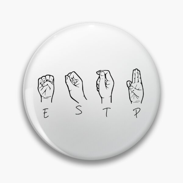 Item preview, ESTP sign language designed and sold by Girlmeetsjess.
