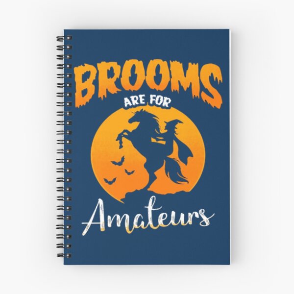Item preview, Brooms Are For Amateurs Funny Scary Witch Horse Bats (1) designed and sold by PierceDoyled.
