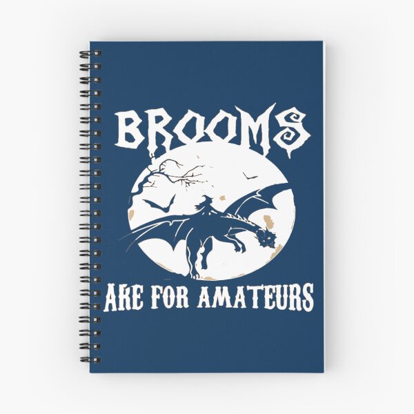 Item preview, Brooms Are For Amateurs Halloween Dragon funny  designed and sold by PierceDoyled.