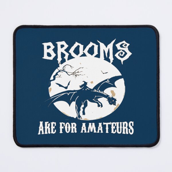 Item preview, Brooms Are For Amateurs Halloween Dragon funny  designed and sold by PierceDoyled.