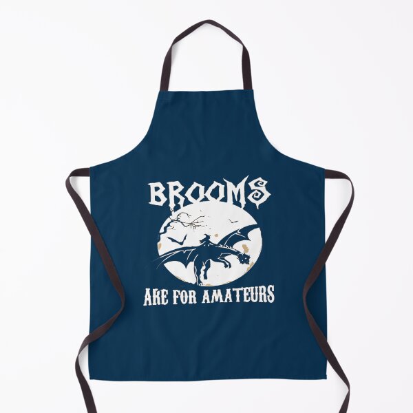 Item preview, Brooms Are For Amateurs Halloween Dragon funny  designed and sold by PierceDoyled.