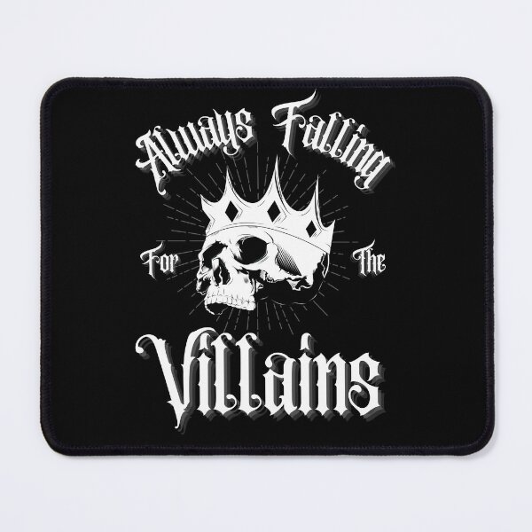 Item preview, Crowned Skull Always Falling for Villains designed and sold by avovadoz.