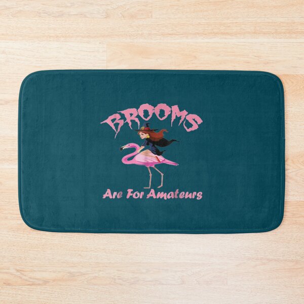 Item preview, Brooms Are For Amateurs Halloween Flamingo Riding Tee  designed and sold by PierceDoyled.