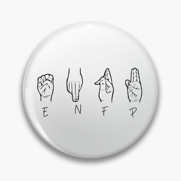 Item preview, ENFP sign language designed and sold by Girlmeetsjess.