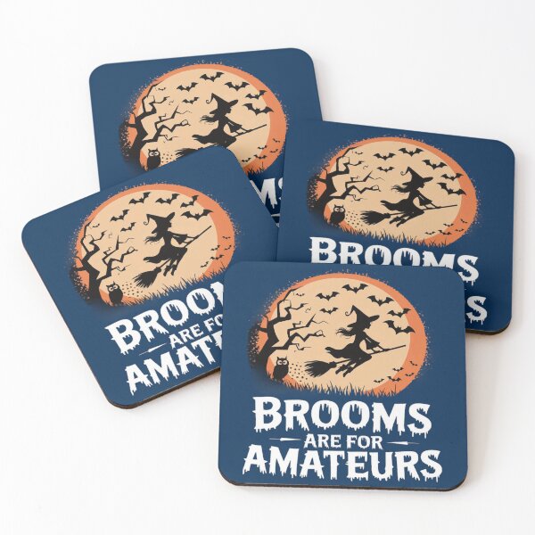 Item preview, Brooms Are For Amateurs Halloween Witches Design(1) designed and sold by PierceDoyled.