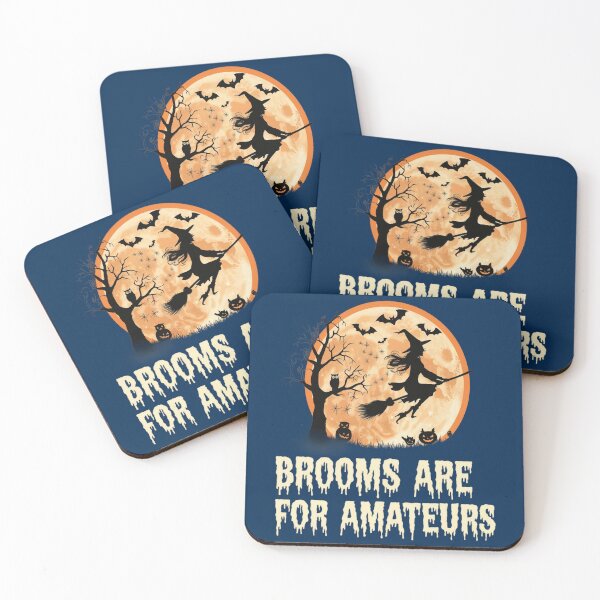 Item preview, Brooms Are For Amateurs Halloween Witches Design(2) designed and sold by PierceDoyled.