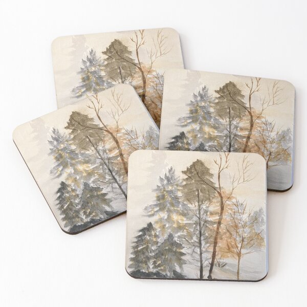 Item preview, Trees in Winter with Snow designed and sold by tomorrowsart.