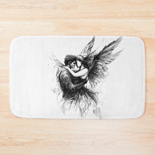 Item preview, Wings of Surrender, 21 x 29 cm, ink on paper, 2025.jpg designed and sold by oanaunciuleanu.