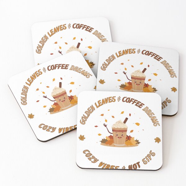 Item preview, Golden Leaves & Coffee Dreams designed and sold by KA-DigitalArtLab.