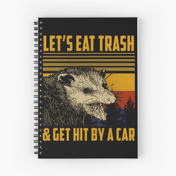 Item preview, Let's Eat Trash and Get Hit By A Car Vintage Opossum 		 designed and sold by sgwralifmy31.
