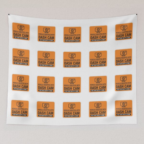 Item preview, Dash Cam Safety & Security Decal : Automotive Warning -  designed and sold by InfmsCorp.