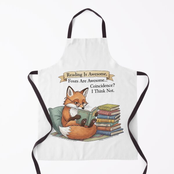 Item preview, Reading Fox Cute Book Lover Funny Animal designed and sold by EchoAtelier.