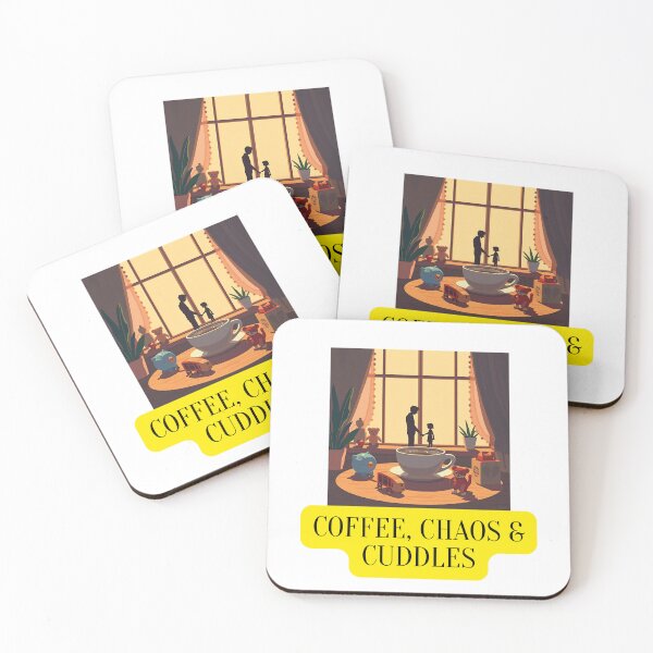 Item preview, Coffee, Chaos & Cuddles designed and sold by Concrete Calm.