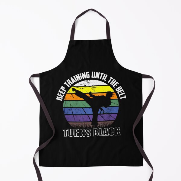 Item preview, Keep training until the belt turns black Karate Short Sleeve designed and sold by qlgzeraelo36.