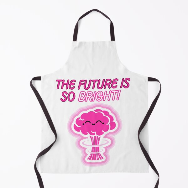 Item preview, The future is so bright! funny cute pink lovers atomic bombs explosions cartoon designed and sold by SkeletonsDanger.