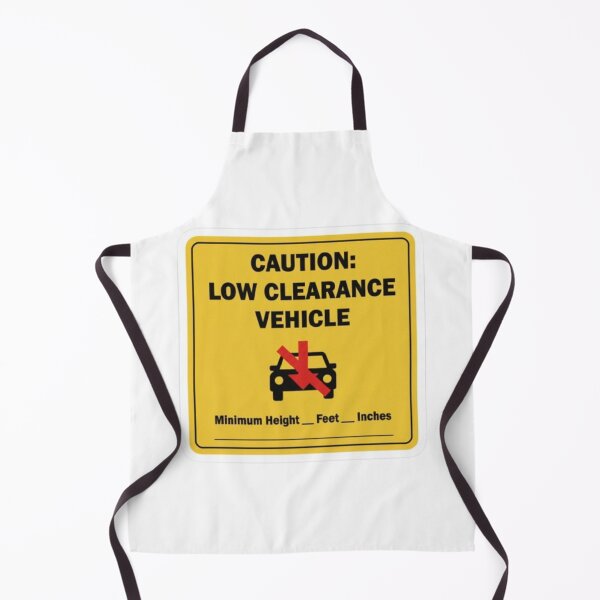 Item preview, Customizable Low Clearance Warning Decal : Automotive Warning -  designed and sold by InfmsCorp.