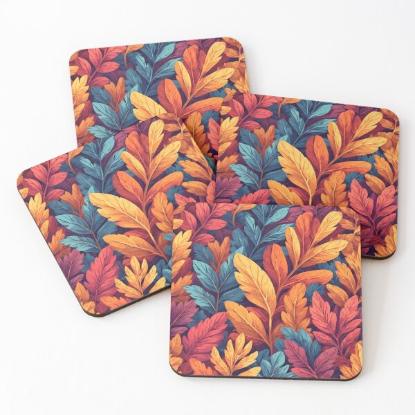 Item preview, Vibrant Botanical Foliage Tropical Tricolor Leaf Print designed and sold by LeafPrints.