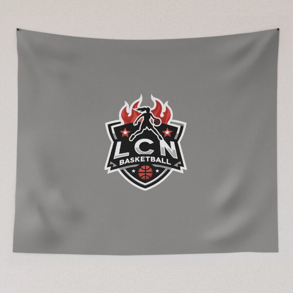 Item preview, FIERY-FEMALE-BASKETBALL-SHIELD-LOGO designed and sold by WiebkeKruses.