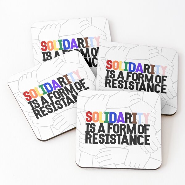 Item preview, Solidarity is a form of resistance Rainbow designed and sold by e-kamil-lopez.
