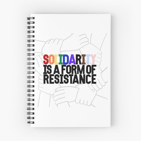 Item preview, Solidarity is a form of resistance Rainbow designed and sold by e-kamil-lopez.